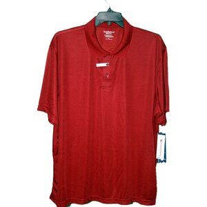 Men's Saddlebred Big & Tall Comfort Performance Polo Button Shirt 2X